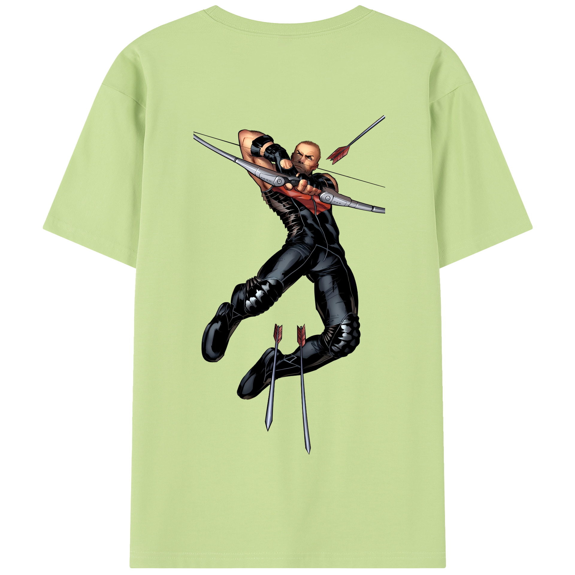 （画像用） アベンジャーズ The Avengers 綿100％半袖Tシャツ（背面プリント）